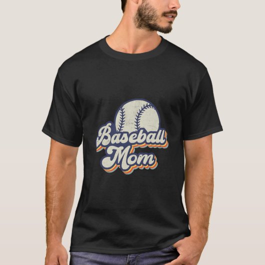 Baseball Mom Mama Mother'S Day T-shirt (Voorkant)