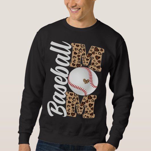 Baseball Mom Motheru2019s Day Baseball Sport  Wome Trui (Voorkant)