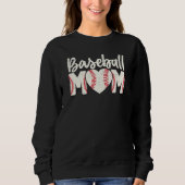 Baseball Mom – Perfect for Proud Baseball Mom Trui (Voorkant)