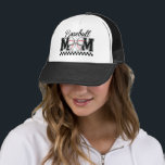 Baseball Mom Retro Mama Coquette Bow Trucker Pet<br><div class="desc">Baseball Mom Retro Mama Coquette Bow Pet Cheer op uw favoriete speler met deze Coquette Bow Retro Mama Baseball Hat! Perfect voor elk seizoen! Deze design zijn geweldige geschenken voor familie,  vrienden of collega's.</div>