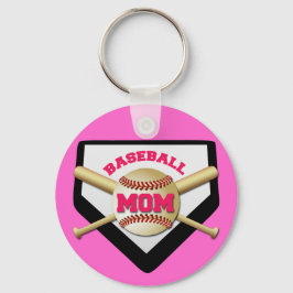 BASEBALL MOM SLEUTELHANGER