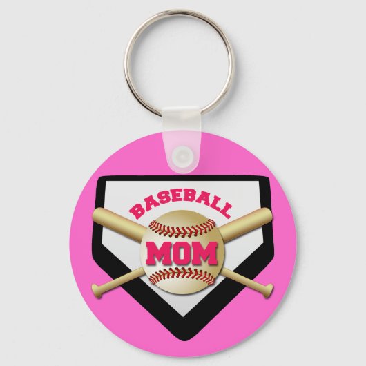 BASEBALL MOM SLEUTELHANGER (Voorkant)