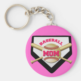 BASEBALL MOM SLEUTELHANGER