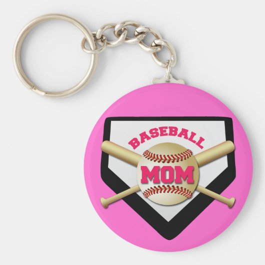 BASEBALL MOM SLEUTELHANGER (Voorkant)