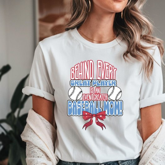 Baseball Mom - Speler T-shirt
