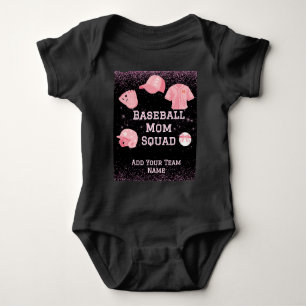 Baseball Mom Squad Bib Romper
