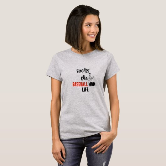 BASEBALL MOM T-SHIRT (Voorkant volledig)