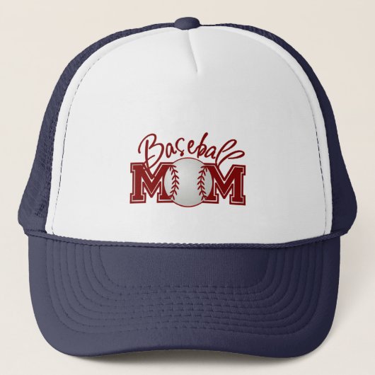 Baseball MOM Trucker Pet (Voorkant)