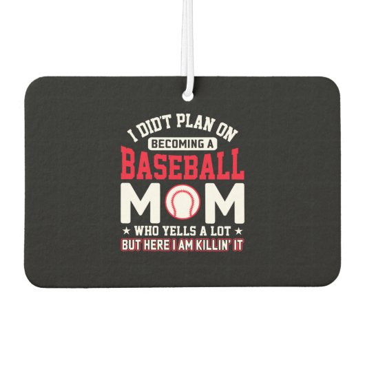 BASEBALL MOM TSHIRT LUCHTVERFRISSER (Voorkant)