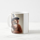 Baseball Monkey Koffiemok (Voorkant links)