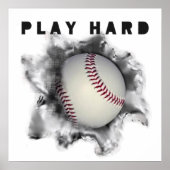 Baseball Motivatie Poster (Voorkant)