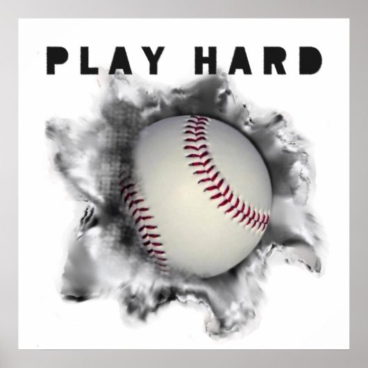 Baseball Motivatie Poster (Voorkant)