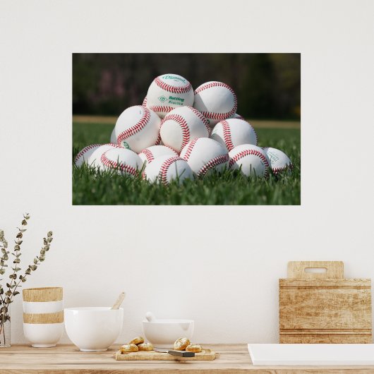 Baseball Mound Poster (Keuken)