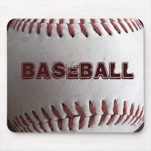 Baseball Mousepad Muismat (Voorkant)