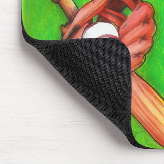 Baseball Mousepad Muismat (Hoek)