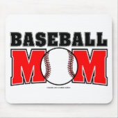 Baseball Mousepad Muismat (Voorkant)