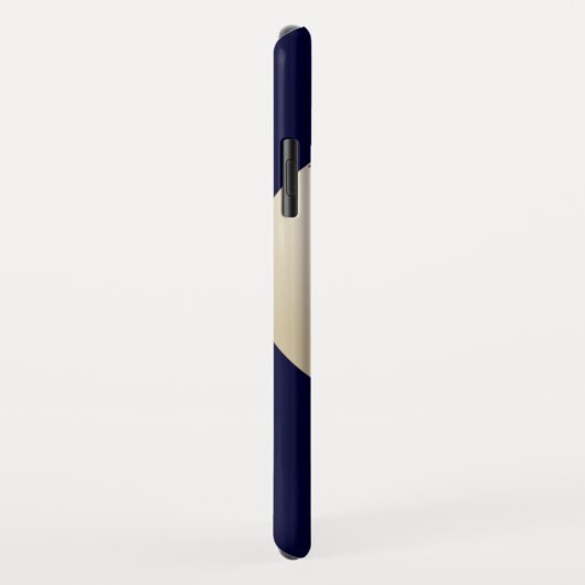 Baseball, naam, blauw Case-Mate iPhone case (Achterkant/rechts)