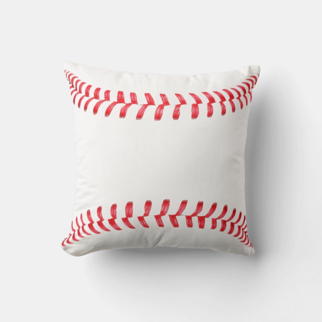 Baseball Naden Worp Kussen (Voorkant)