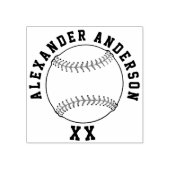 Baseball Name en Jersey Number personaliseren Rubberstempel (Afrduk)