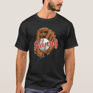 Baseball Nanny Softball Sport Player Nana Cool T-shirt