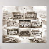 Baseball National League 1888 Poster (Voorkant)