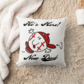 Baseball New Dad T-shirts en cadeautjes Kussen (Deken)