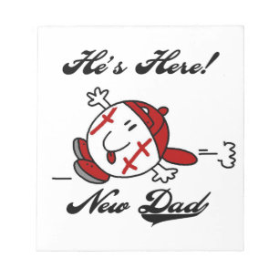 Baseball New Dad T-shirts en cadeautjes Notitieblok