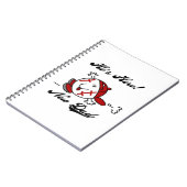 Baseball New Dad T-shirts en cadeautjes Notitieboek (Linkerzijde)