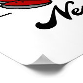 Baseball New Dad T-shirts en cadeautjes Poster (Hoek)