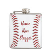 Baseball Nickname Trophy Gag Gift Heupfles (Voorkant)