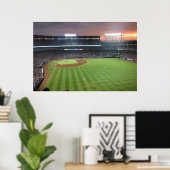 Baseball Night Poster (Thuiskantoor)