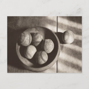 Baseball Nostalgia - Baseballen Briefkaart