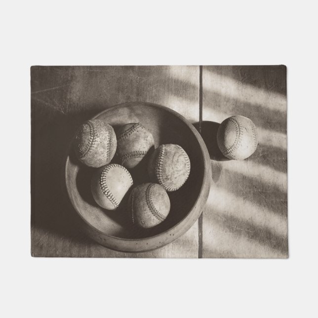 Baseball Nostalgia - Baseballen Deurmat (Voorkant)