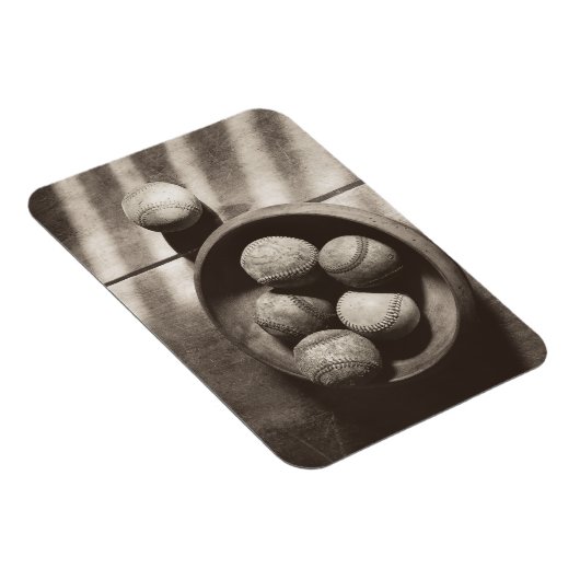 Baseball Nostalgia - Baseballen Magneet (Rechterzijde)