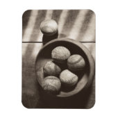 Baseball Nostalgia - Baseballen Magneet (Verticaal)