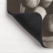 Baseball Nostalgia - Baseballen Muismat (Hoek)