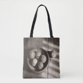 Baseball Nostalgia - Baseballen Tote Bag (Voorkant)