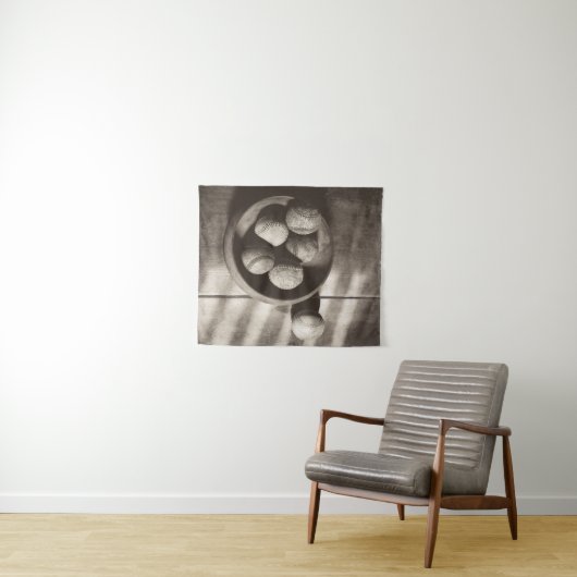 Baseball Nostalgia - Baseballen Wandkleed (In Situ (horizontaal))