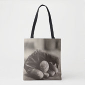 Baseball Nostalgia - Mitt en Baseball Tote Bag (Voorkant)
