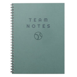 Baseball Notes- for Coaches, Players & Fans Notitieboek