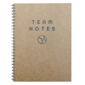 Baseball Notes- for Coaches, Players & Fans Notitieboek (Voorkant)