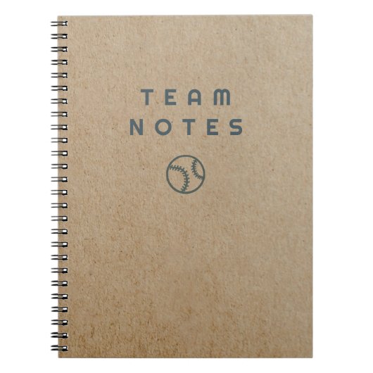 Baseball Notes- for Coaches, Players & Fans Notitieboek (Voorkant)