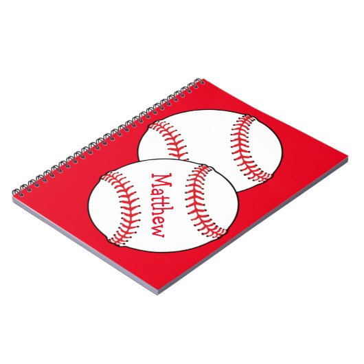 Baseball Notitieboek (Linkerzijde)