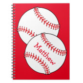 Baseball Notitieboek (Voorkant)