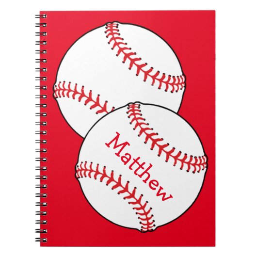 Baseball Notitieboek (Voorkant)