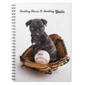 Baseball-Notitieboek Notitieboek (Voorkant)