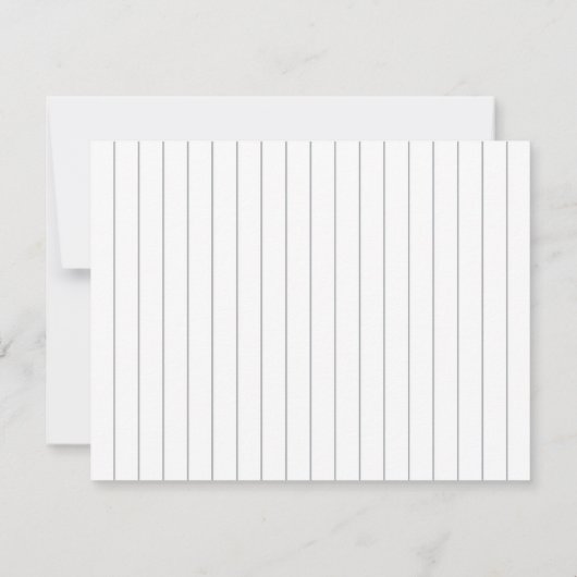 Baseball Notitiekaartje (Achterkant)