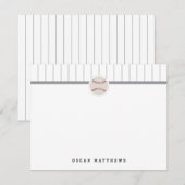 Baseball Notitiekaartje (Voorkant / Achterkant)