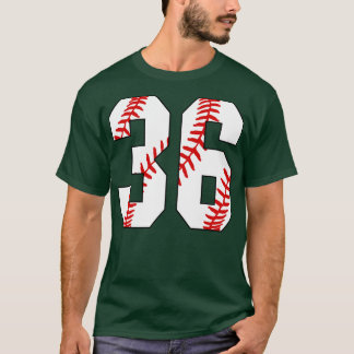 Baseball Nummer 36 36 Baseball Jersey Favoriet PL T-shirt