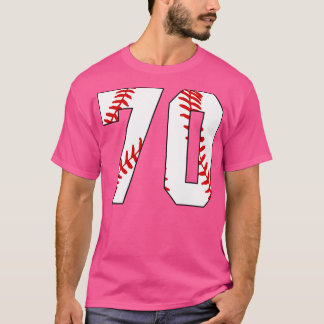 Baseball Nummer 70 70 Baseball Jersey Favoriet PL T-shirt